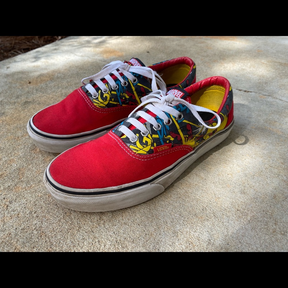 Vans x Marvel Iron-Man Mens Shoes Size 8